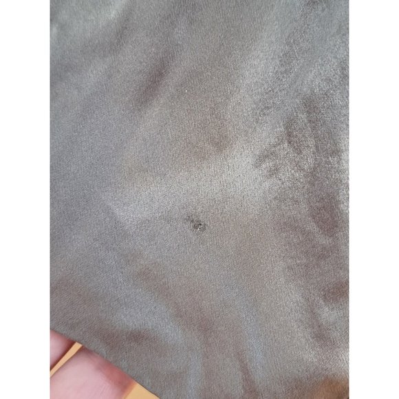 Magic Mystery Boho Bell Sleeve Tunic Top Multi Print Taupe/ Purple Sz S - Picture 7 of 9